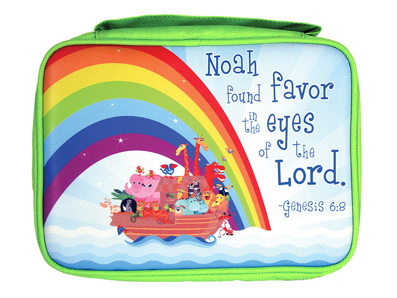 Bible Cover Canvas Noah's Ark, Small - Re-vived