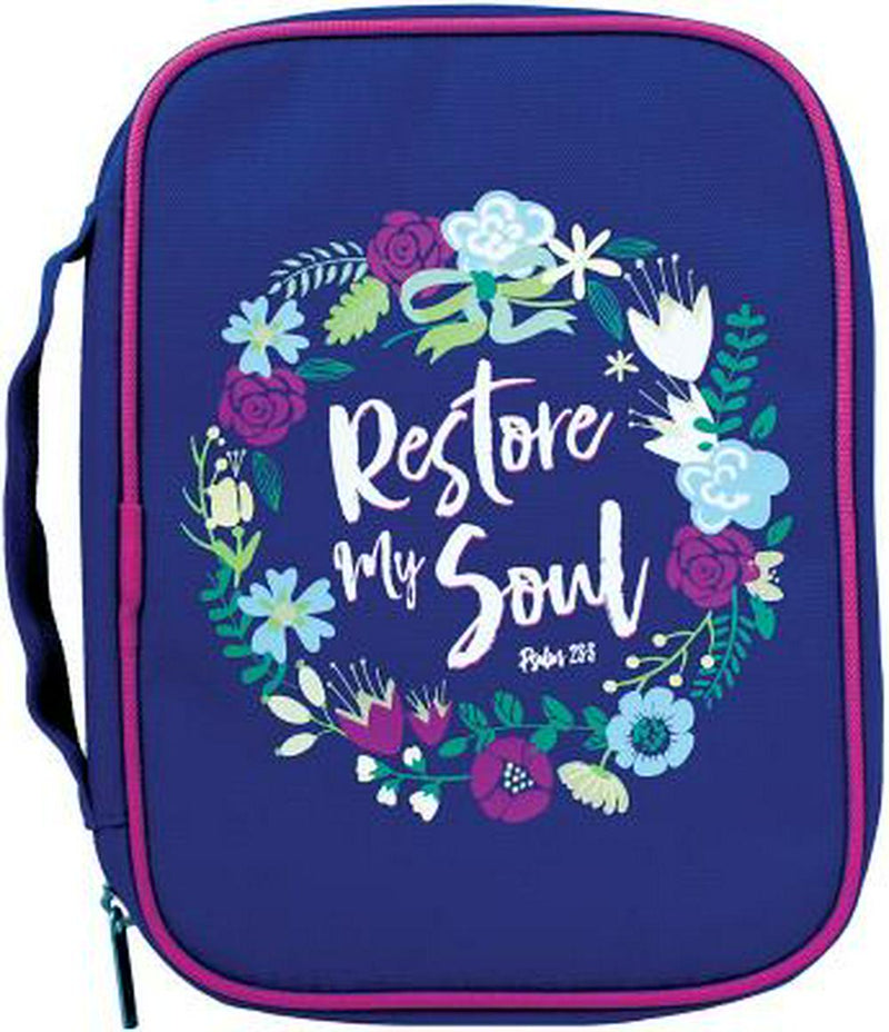 Bible Cover Restore My Soul Canvas Large