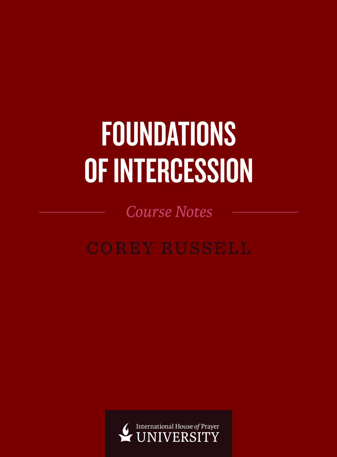 Foundations Of Intercession Course Notes Paperback - Re-vived