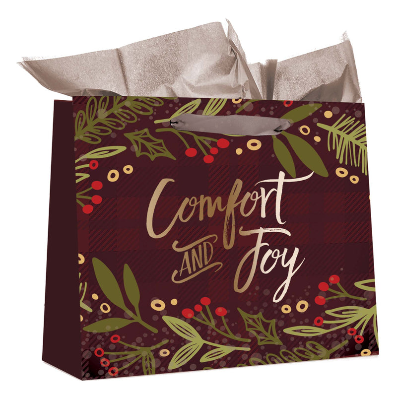 Christmas Gift Bag: Comfort & Joy - Large Size
