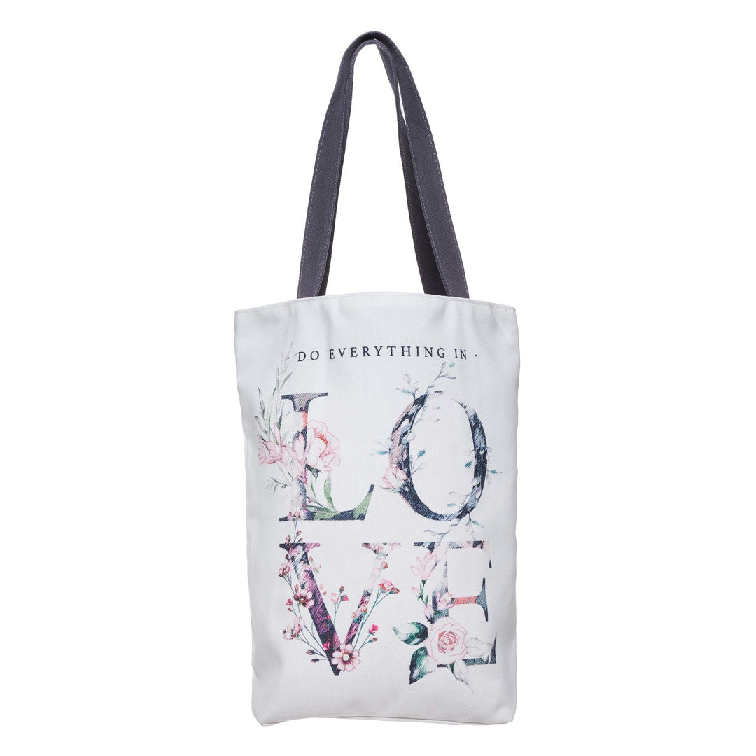 Everything in Love Canvas Tote Bag - Re-vived