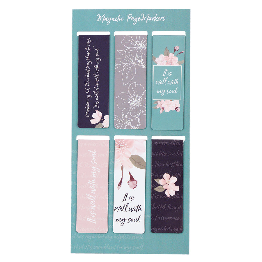 It is Well Magnetic Bookmark Set (pack of 6) - Re-vived