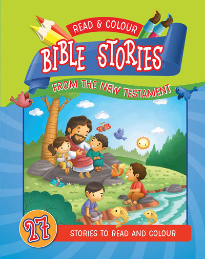 Read and Colour Bible Stories from the New Testament - Re-vived