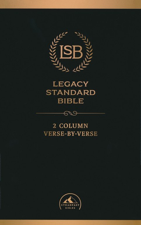 LSB 2-Column Verse-by-Verse Black Faux Leather Indexed