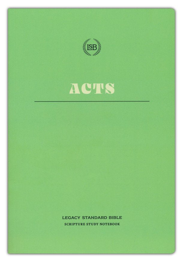 LSB Scripture Study Notebook: Acts
