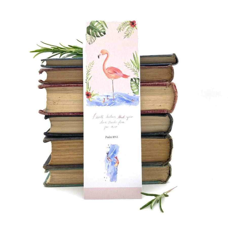 Flamingo Bookmark - Re-vived
