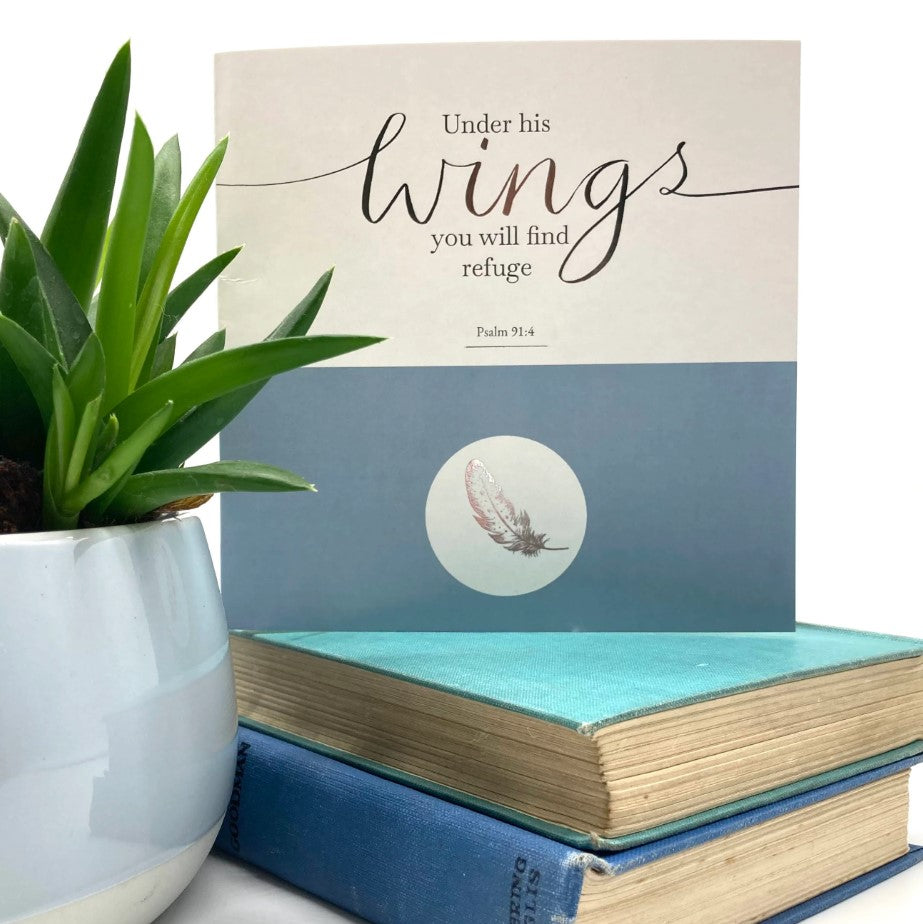 Wings Foil Notecard - Re-vived