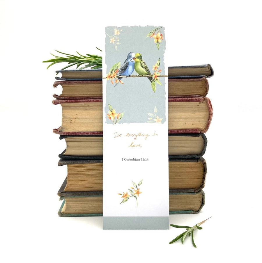 Budgies Bookmark - Re-vived
