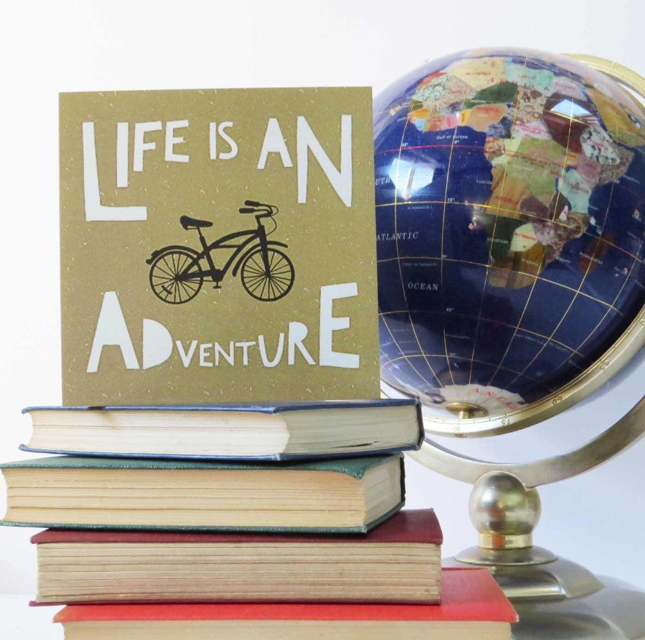 Life is An Adventure Birthday Card