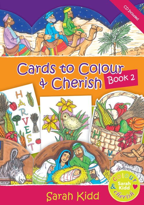 Cards to Colour and Cherish Book 2 - Re-vived