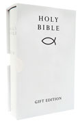 KJV Pocket Gift Edition Bible White Imitation Leather - N/A - Re-vived.com