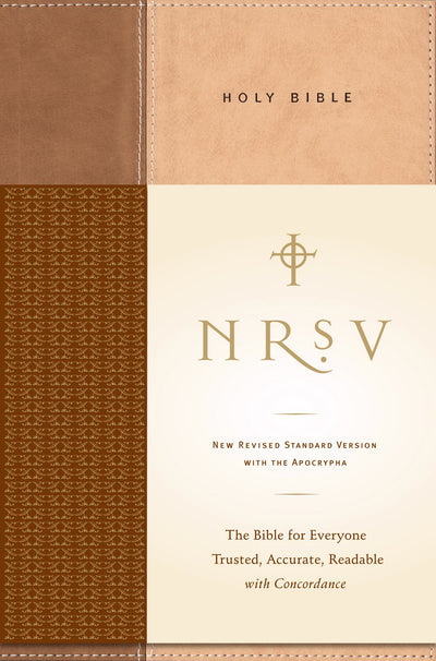 NRSV Standard Bible with Apocrypha, Tan/Brown - Re-vived