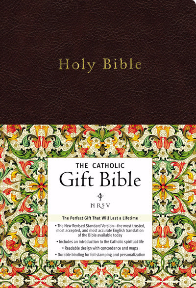NRSV Catholic Gift Bible, Black - Re-vived