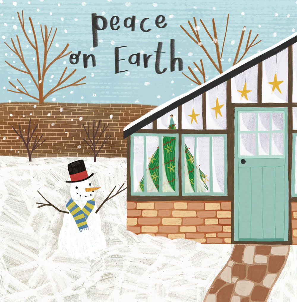 Winter Scene Christmas Cards (pack of 10) - Re-vived