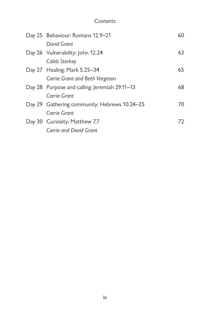 First 30 Days of Walking with Jesus