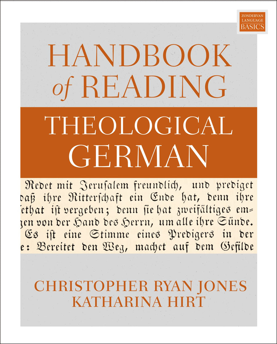 Handbook of Reading Theological German - Re-vived
