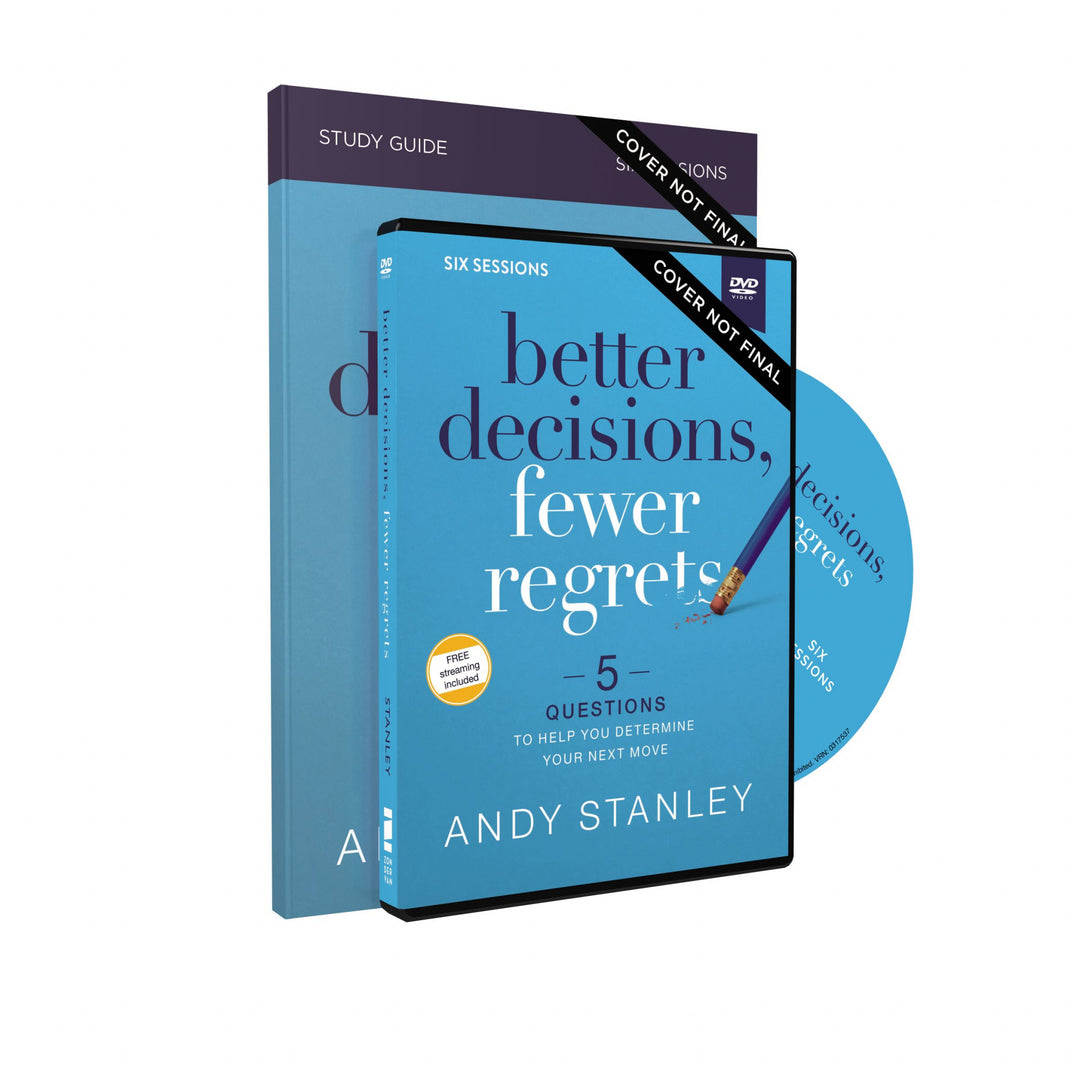Better Decisions, Fewer Regrets Study Guide with DVD - Re-vived
