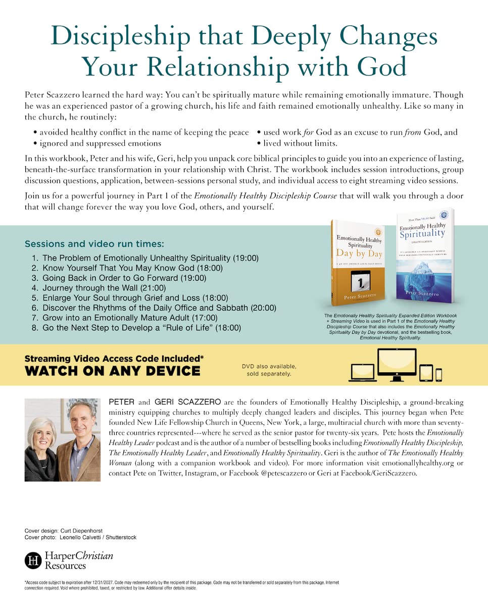 Emotionally Healthy Spirituality Workbook Expanded Edition