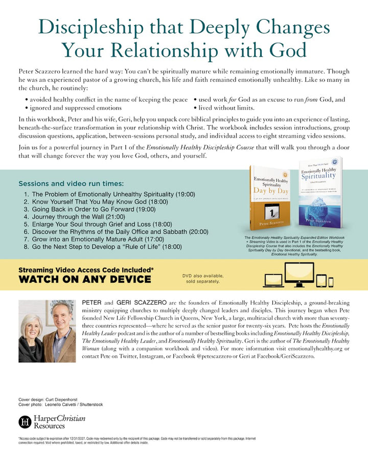 Emotionally Healthy Spirituality Workbook Expanded Edition