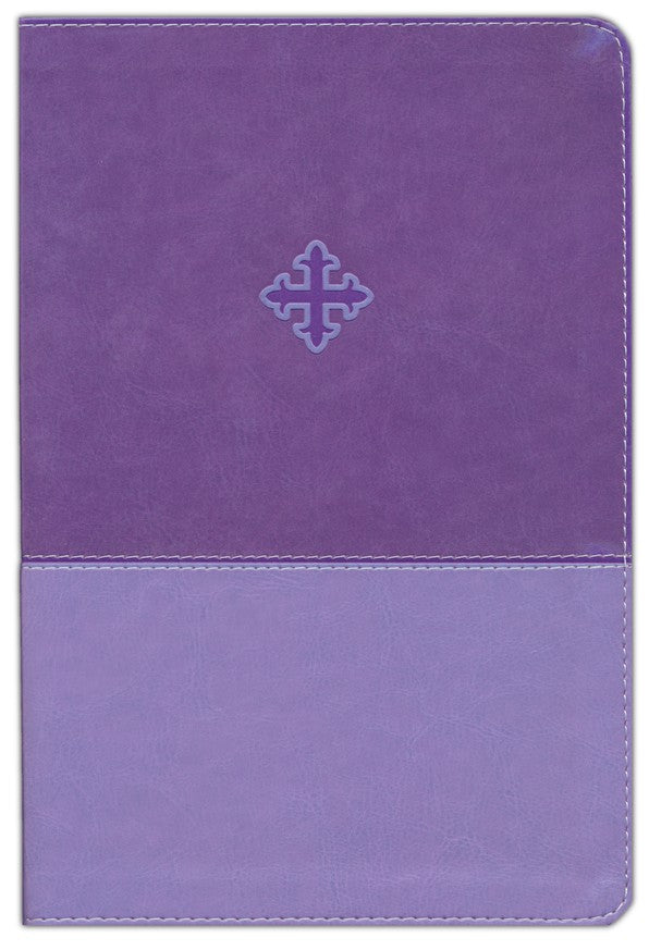 The Amplified Study Bible, Imitation Leather, Purple, Indexed - Re-vived