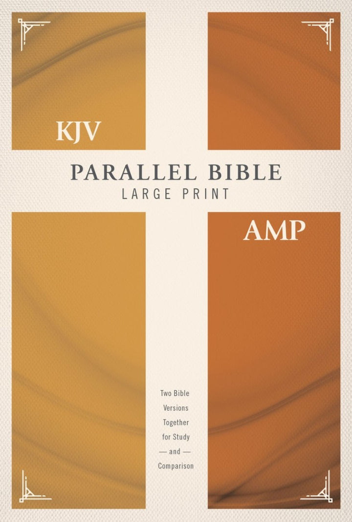 KJV, Amplified, Parallel Bible, Large Print, Hardcover, Red Letter Edition: