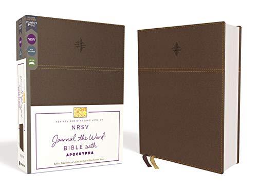 NRSV Journal the Word Bible with Apocrypha, Brown