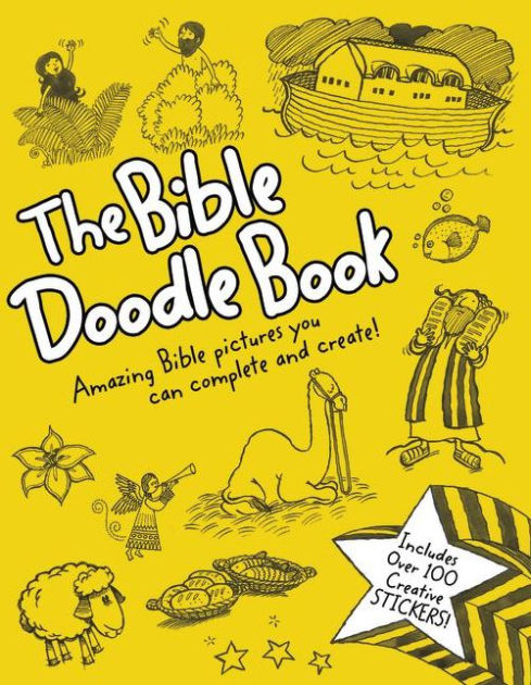 The Bible Doodle Book: Amazing Bible Pictures You Can Complete and Create! - Re-vived