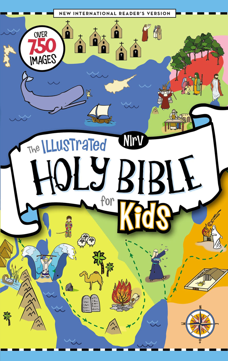 NIrV Illustrated Holy Bible for Kids, Comfort Print