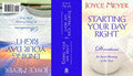 Starting And Ending Your Day Right Hardback Book - Joyce Meyer - Re-vived.com