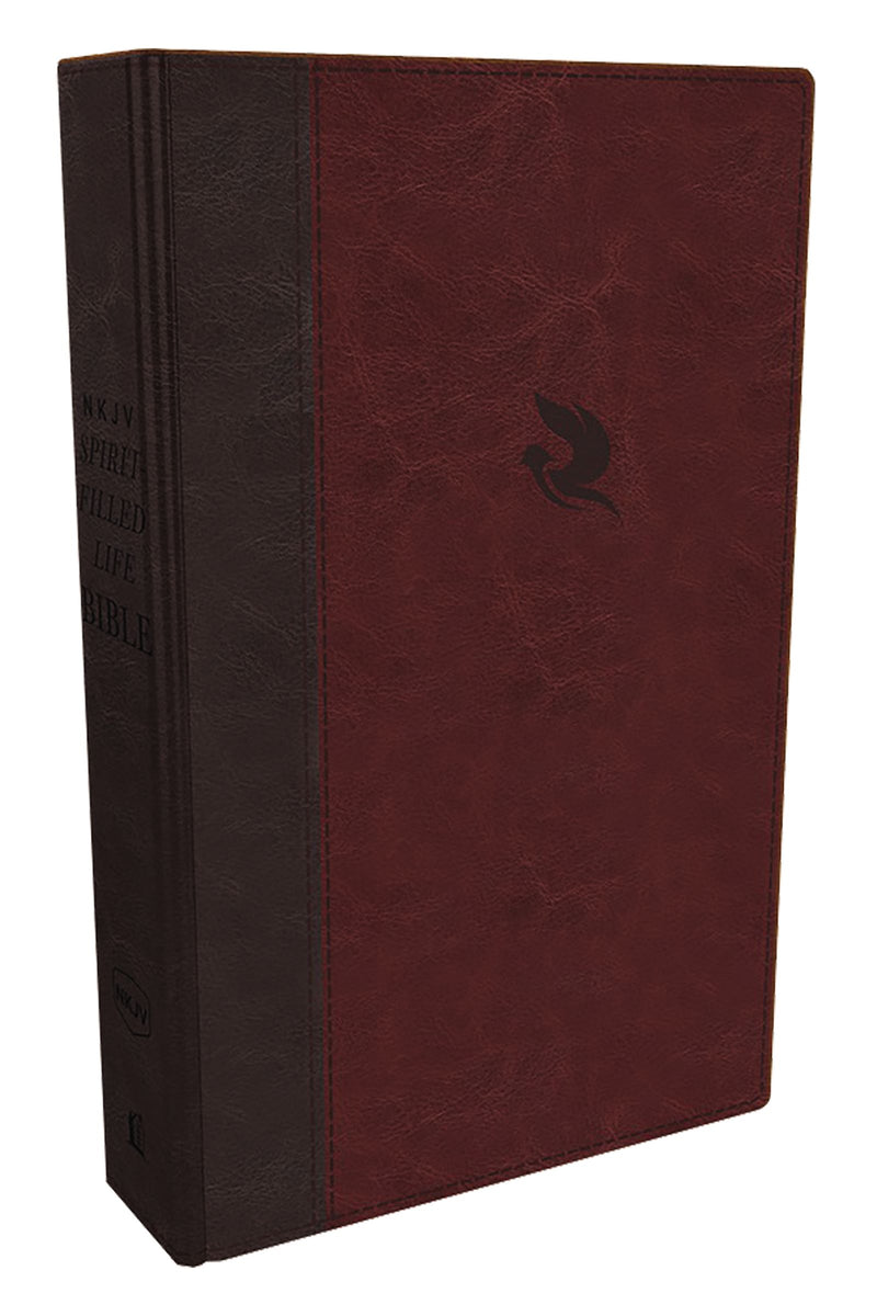 NKJV Spirit-Filled Life Bible, Burgundy, Indexed, Red Letter