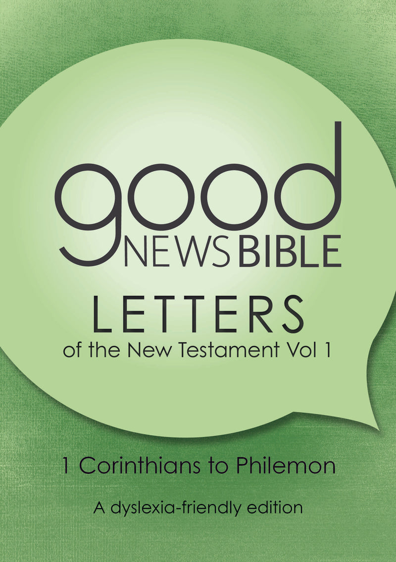 GNB The New Testament Letters, Volume 1 (Dyslexia Friendly)