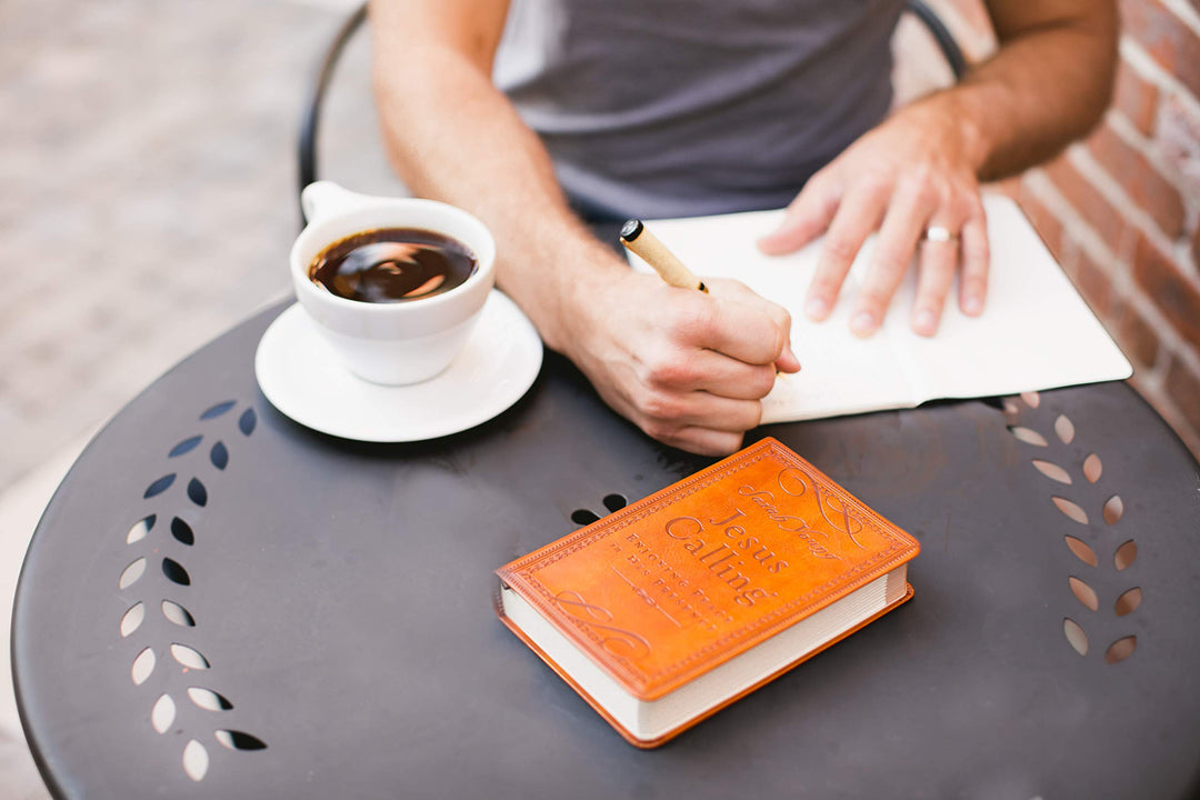 Jesus Calling - Deluxe Edition Brown Cover