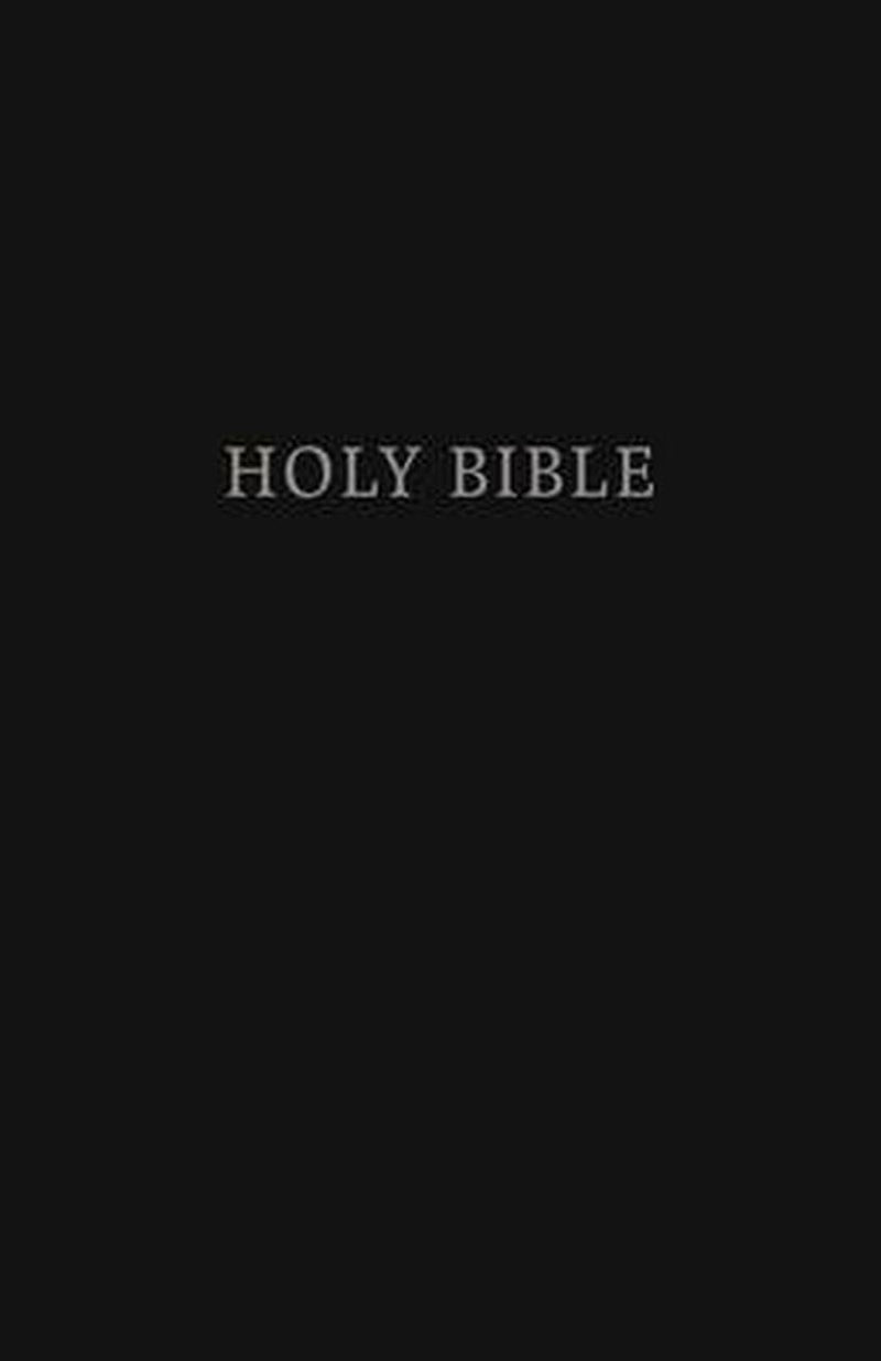 KJV Pew Bible, Large Print, Black, Red Letter Edition