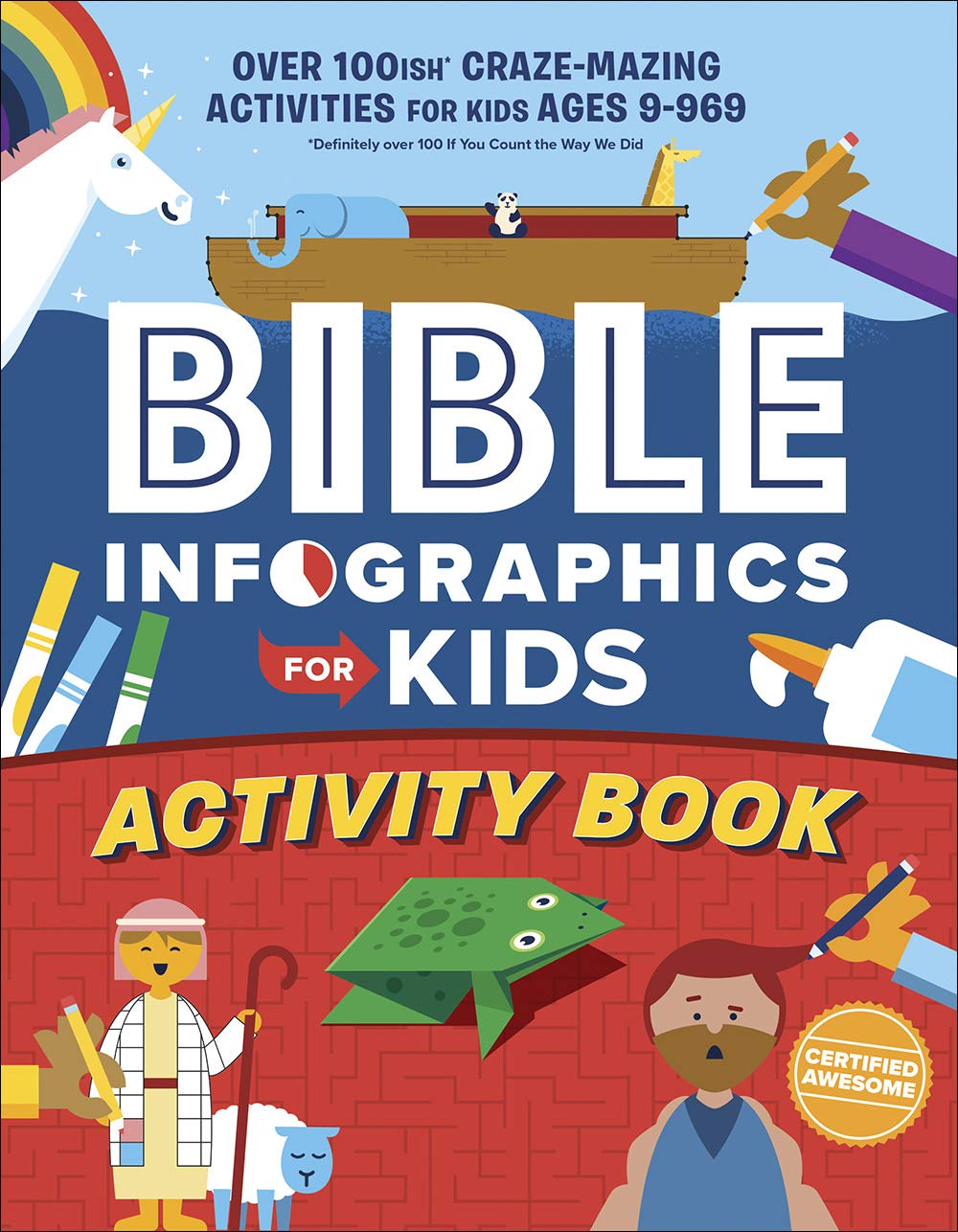 Bible Infographics for Kids Activity Book - Re-vived
