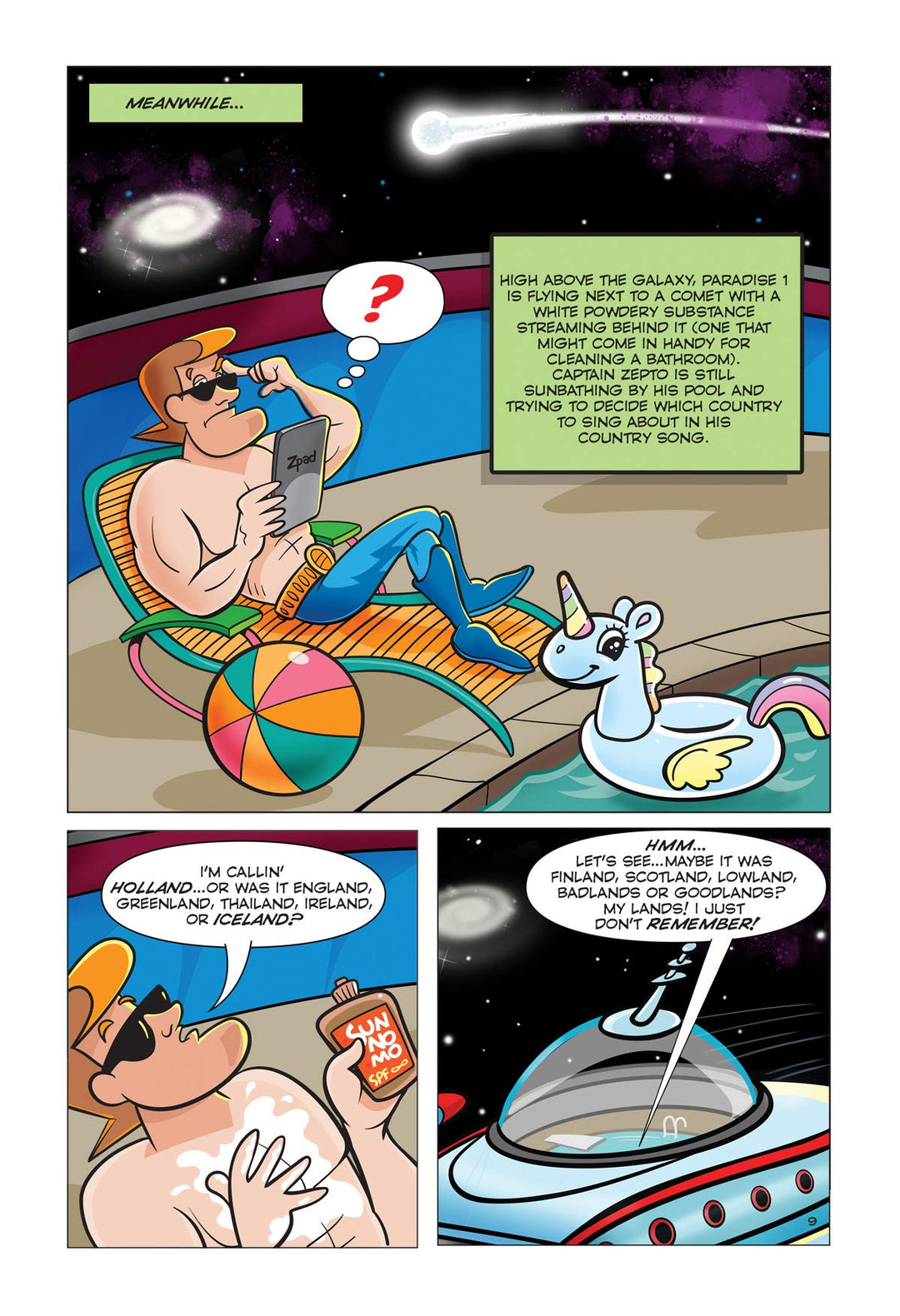 The Galactic Quests of Captain Zepto: Issue 1 - Re-vived