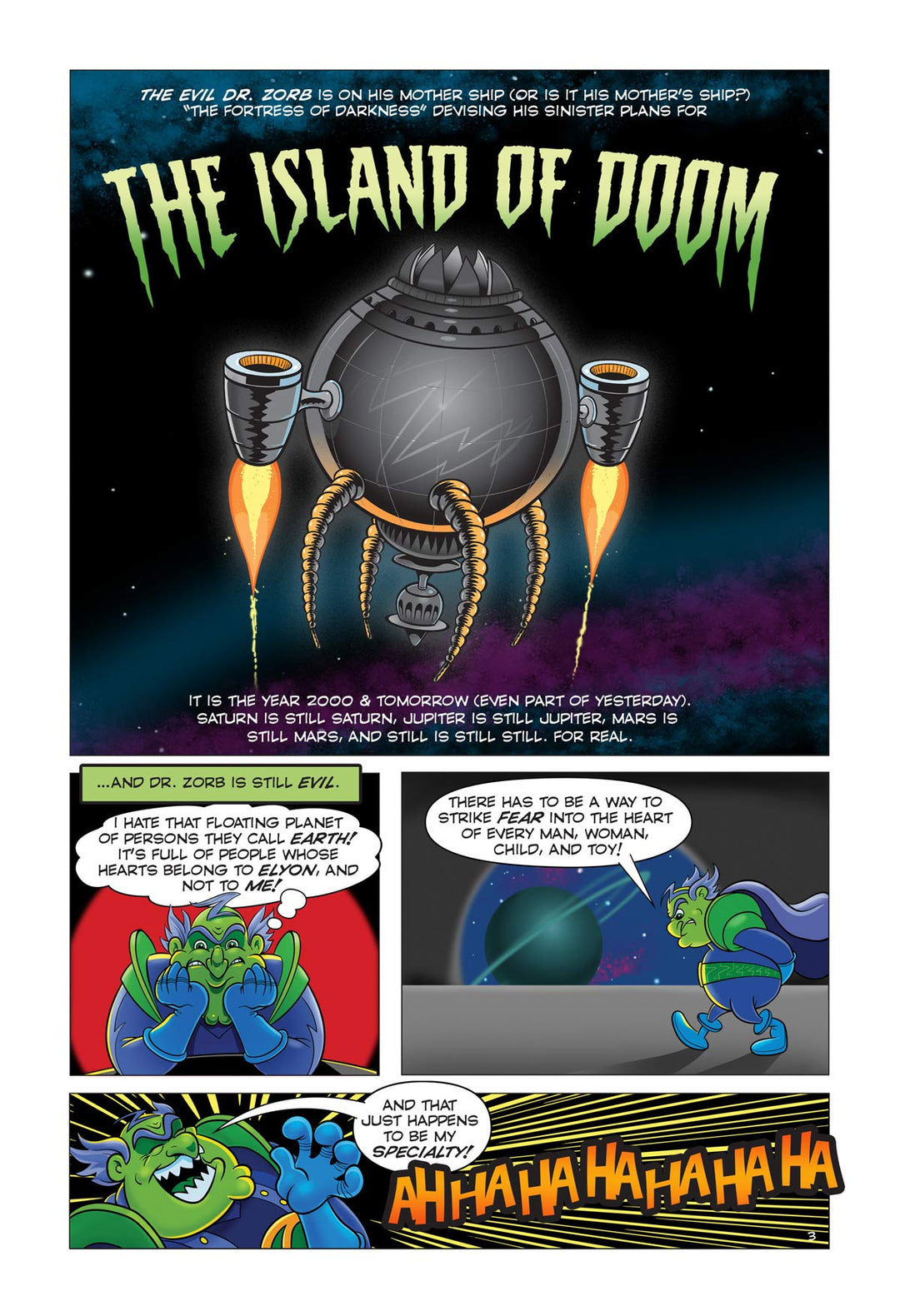 The Galactic Quests of Captain Zepto: Issue 1 - Re-vived