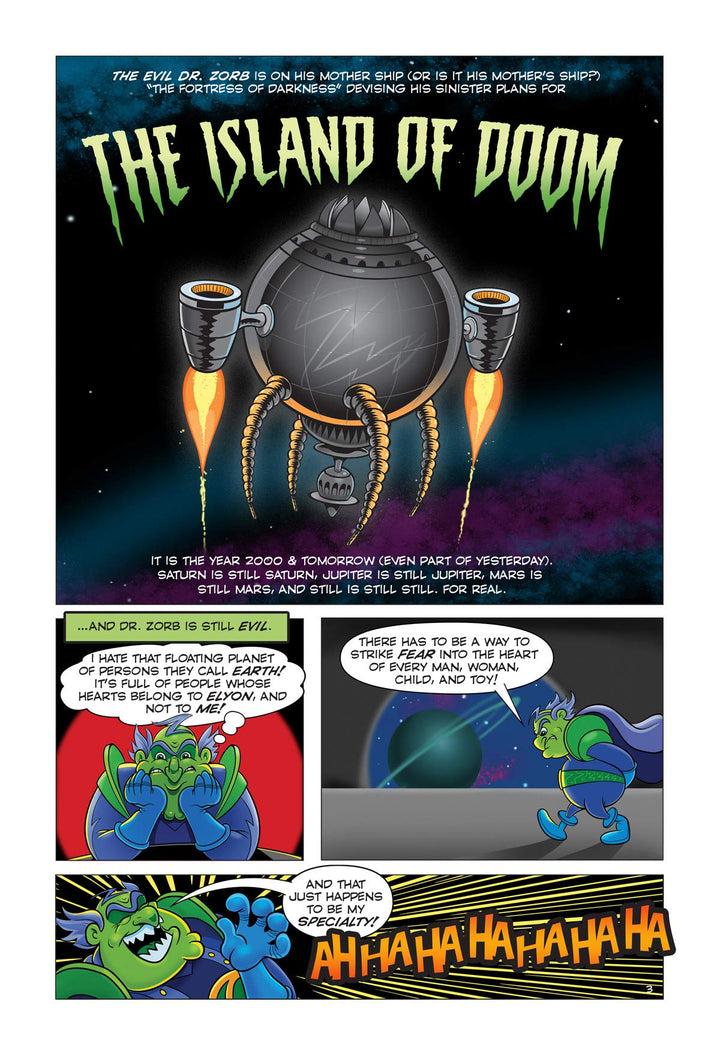 The Galactic Quests of Captain Zepto: Issue 1 - Re-vived