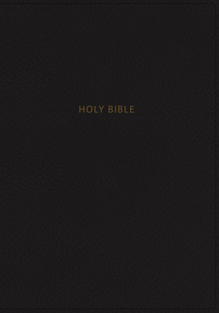 NKJV Deluxe Reference Bible, Personal Size Giant Print,Black - Re-vived