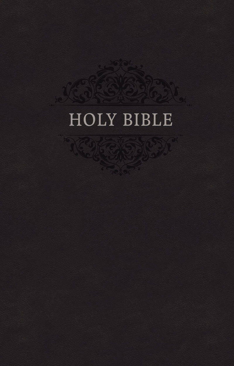 KJV Holy Bible, Leathersoft, Black, Comfort Print