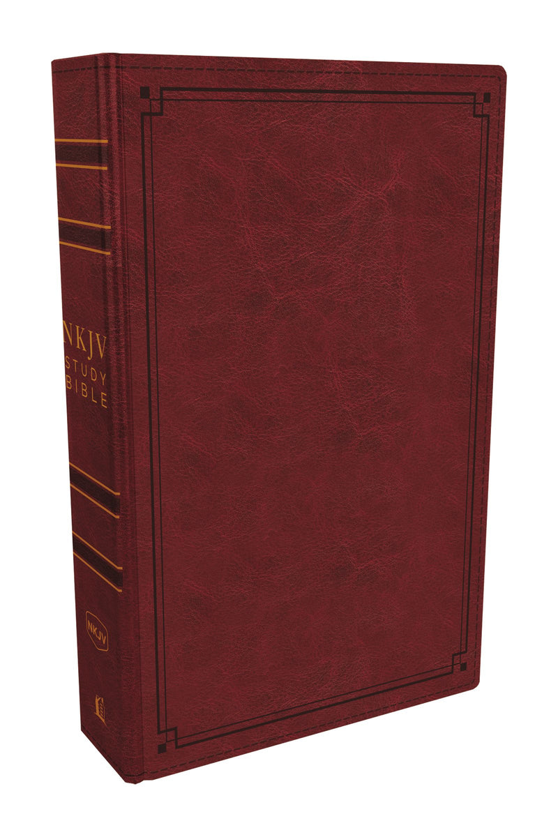 NKJV Study Bible, Red, Comfort Print, Red Letter Edition