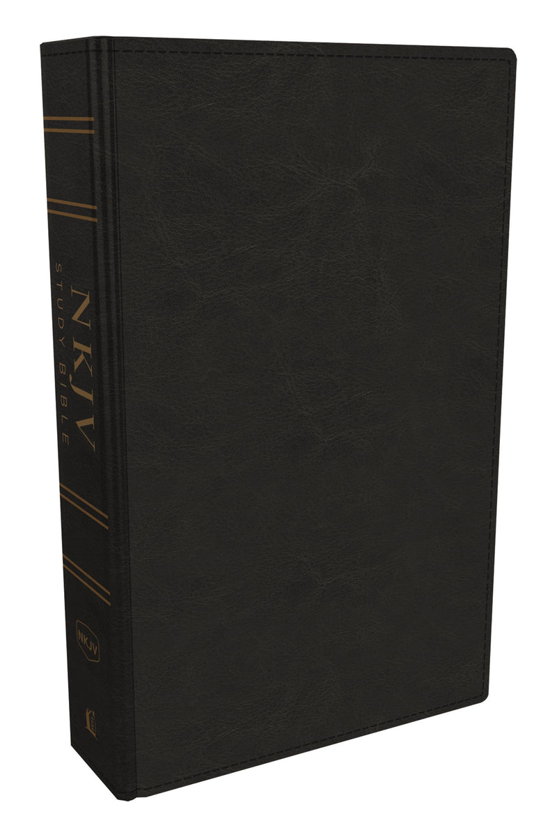 NKJV Study Bible, Black, Full-Color, Red Letter Edition