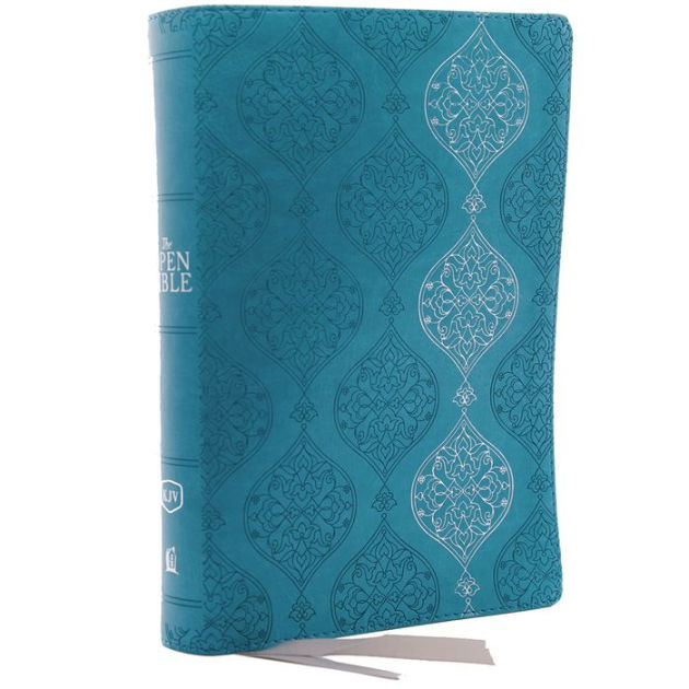 KJV Open Bible, Green, Red Letter Edition, Comfort Print - Re-vived