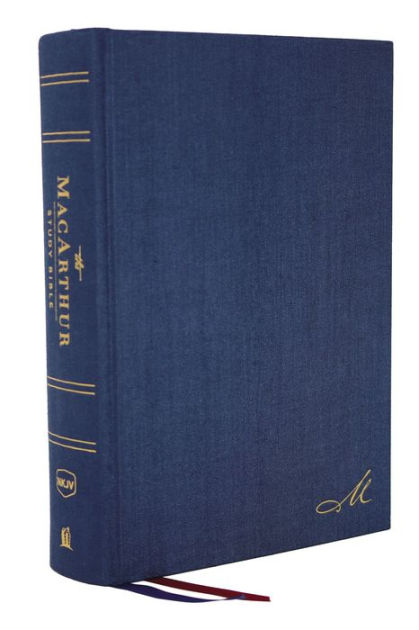 NKJV MacArthur Study Bible, Blue, Comfort Print - Re-vived