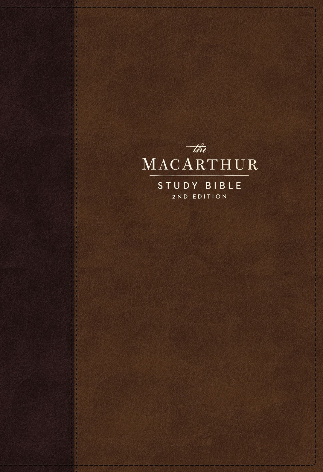 NKJV MacArthur Study Bible Bible, Brown, Indexed - Re-vived