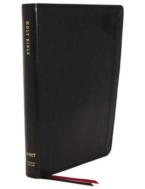 NET Thinline Bible, Black, Indexed, Comfort Print
