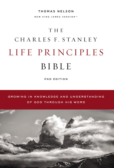 NKJV Charles Stanley Life Principles Bible, Comfort Print - Re-vived