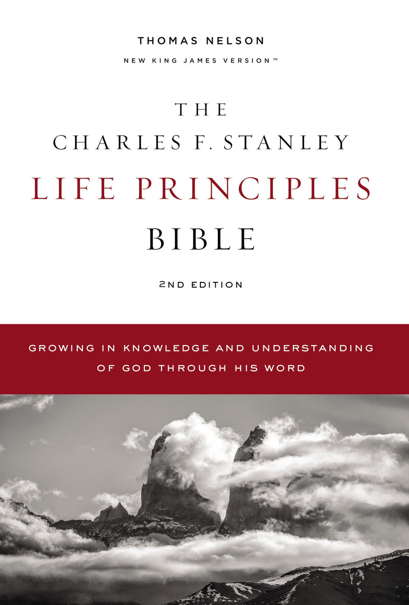 NKJV Charles Stanley Life Principles Bible, Comfort Print