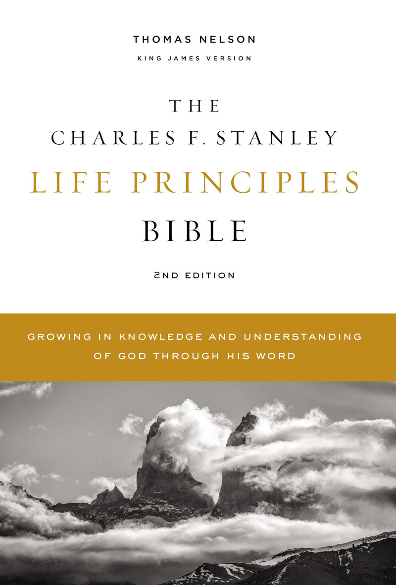 KJV Charles Stanley Life Principles Bible, Comfort Print