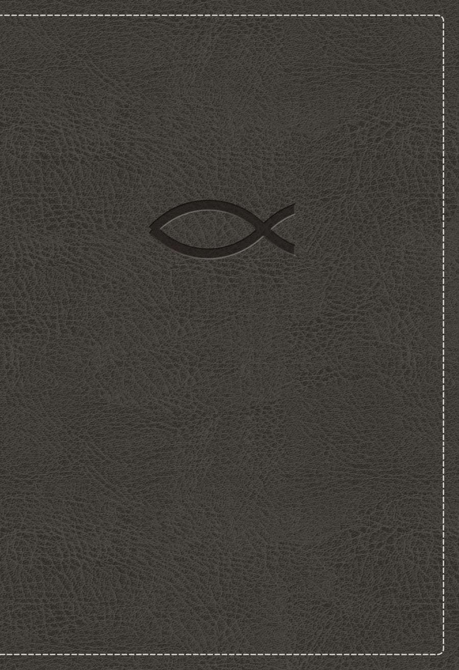 KJV Thinline Bible, Youth Edition, Gray, Red Letter - Re-vived