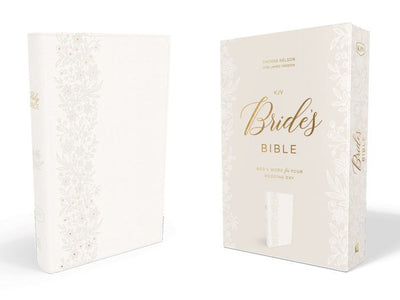 KJV Bride's Bible, White, Red Letter, Comfort Print - Re-vived